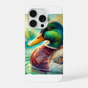 Mallard Duck in Radiant Waters 230824AREF113 - Wat iPhone 15 Pro Case
