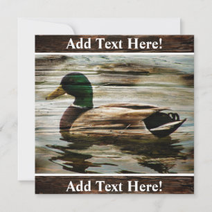 Mallard Duck Invitation