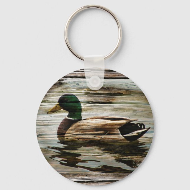 Mallard Duck Key Ring (Front)