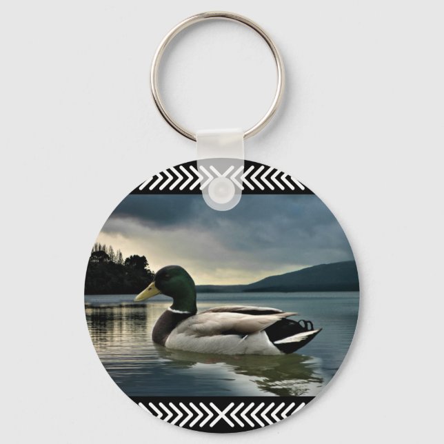 Mallard Duck Lake Key Ring (Front)
