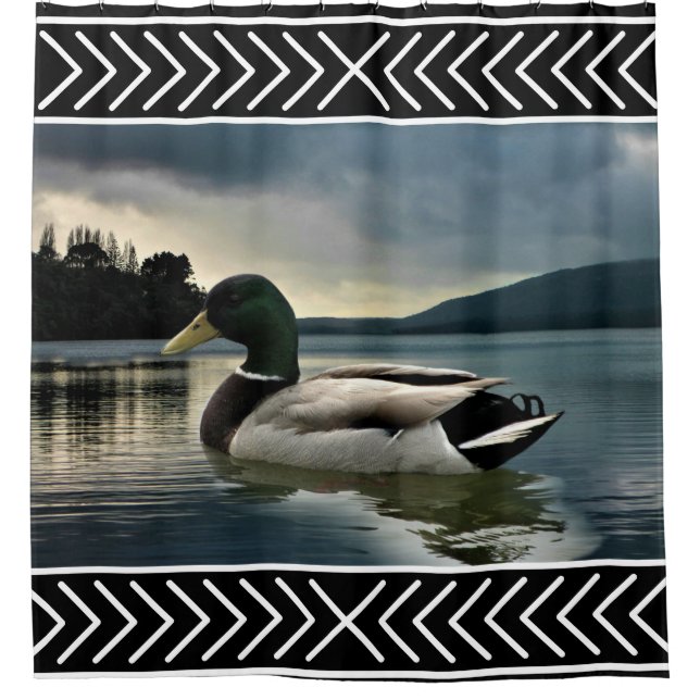 Mallard Duck Lake Shower Curtain (Front)