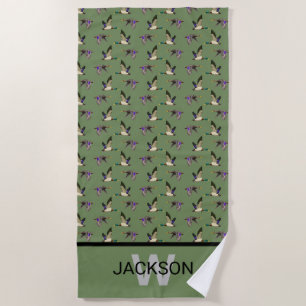 Mallard Duck Lovers Beach Towel