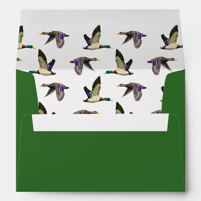 Mallard Duck Lovers  Envelope (Back (Bottom))
