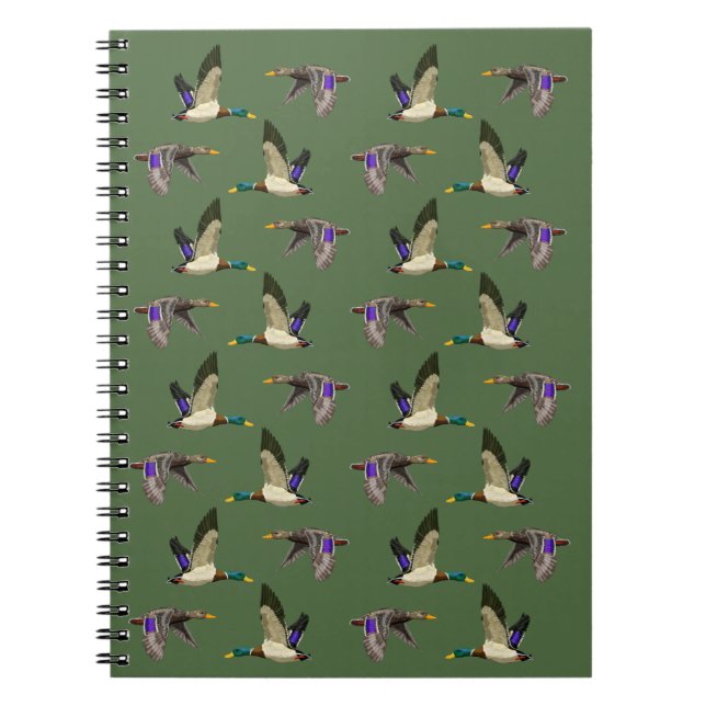 Mallard Duck Lovers  Notebook (Front)