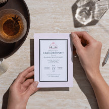 Mallard Duck Monogram Graduation Crest