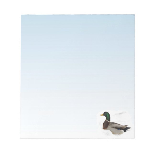 Mallard Duck Notepad (Front)