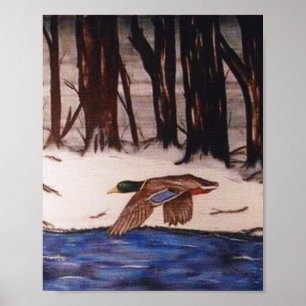 Mallard Duck on a Mission Poster