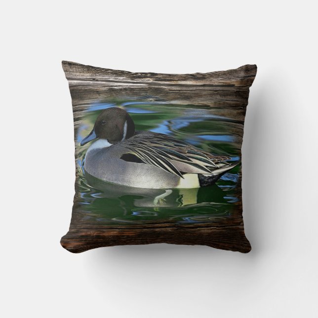Mallard Duck On Lake Cushion (Front)