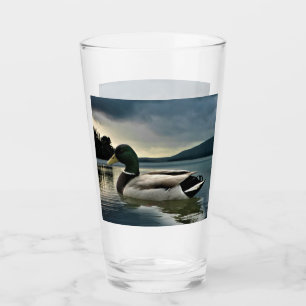 Mallard Duck On The Lake Glass