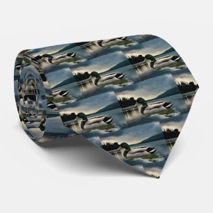 Mallard Duck On The Lake Tie