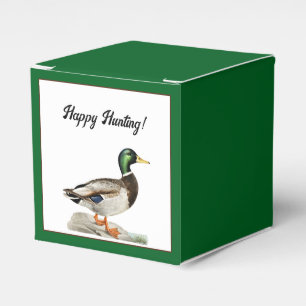 Mallard Duck Painting for Hunters and Outdoorsmen Favour Box