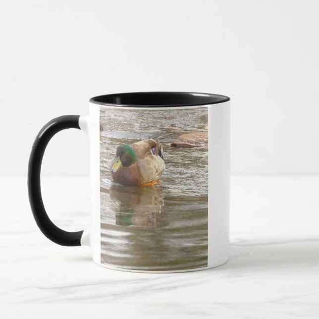 Mallard Duck Photo Mug (Left)