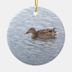 Mallard Duck Photo Ornament