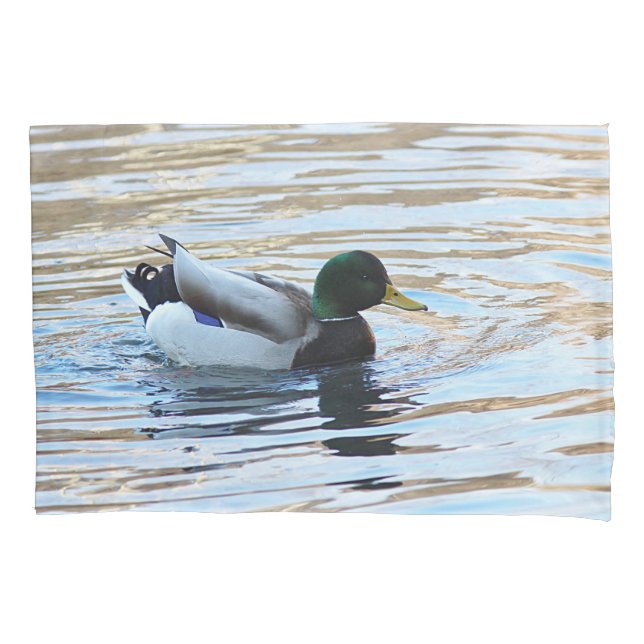 Mallard duck pillowcase (Front)