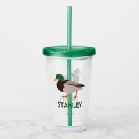 Mallard Duck Realistic Illustration Personalised