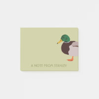 Mallard Duck Realistic Illustration Personalised