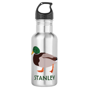 Mallard Duck Realistic Illustration Personalized 532 Ml Water Bottle