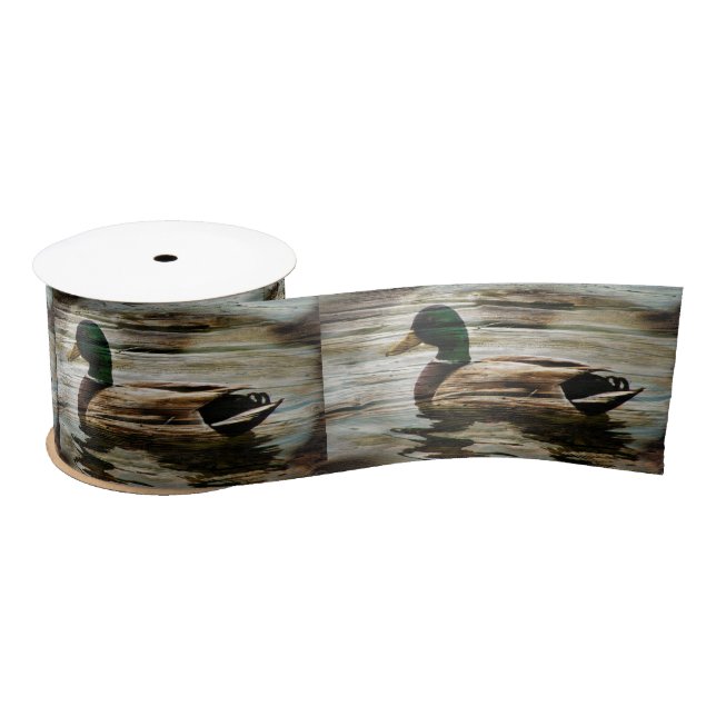 Mallard Duck Satin Ribbon (Spool)
