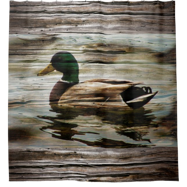 Mallard Duck Shower Curtain (Front)