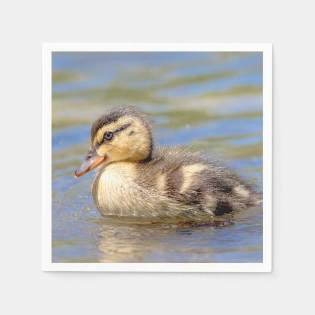 Mallard Duckling Napkin (Front)