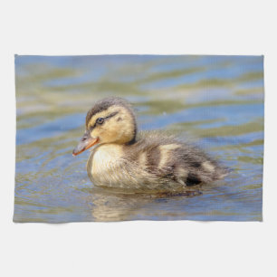 Mallard Duckling Tea Towel
