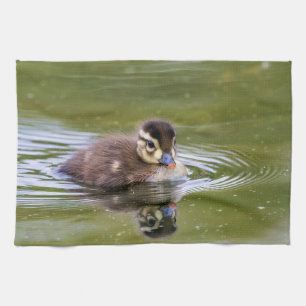 Mallard Duckling Tea Towel