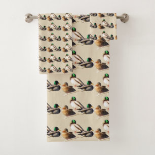 Mallard Ducks Bath Towels