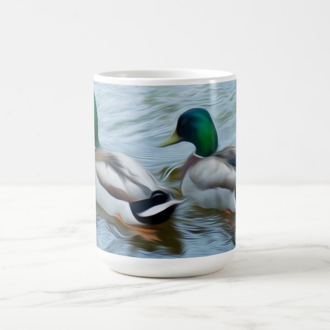 Mallard Ducks Coffee Mug (Center)