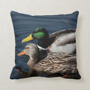 Mallard ducks cushion