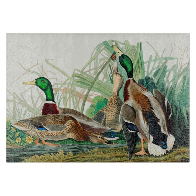 Mallard Ducks Cutting Board (Front)