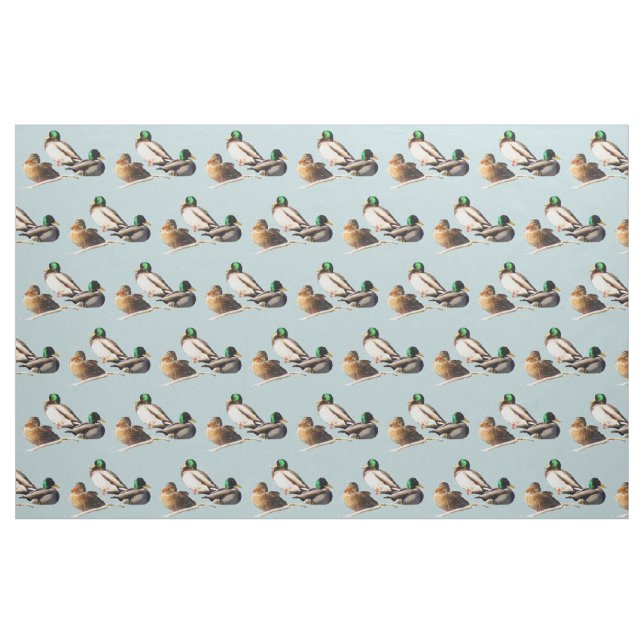 Mallard Ducks Fabric (Fat Quarter)