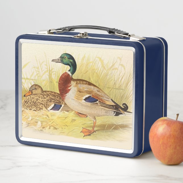 Mallard Ducks Metal Lunchbox (In Situ)