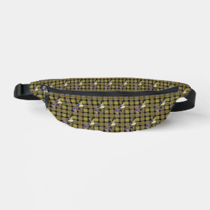 Mallard Ducks On Plaid Bum Bags