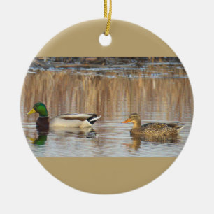 Mallard Ducks Photo Ornament