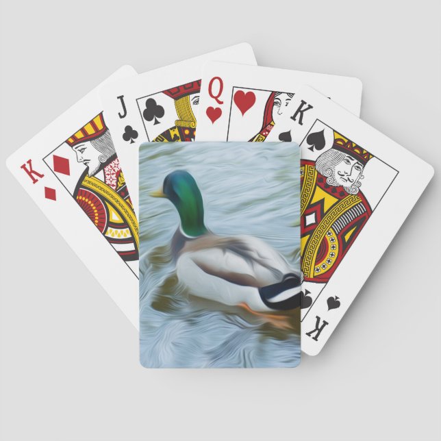 Mallard Ducks Playing Cards (Back)