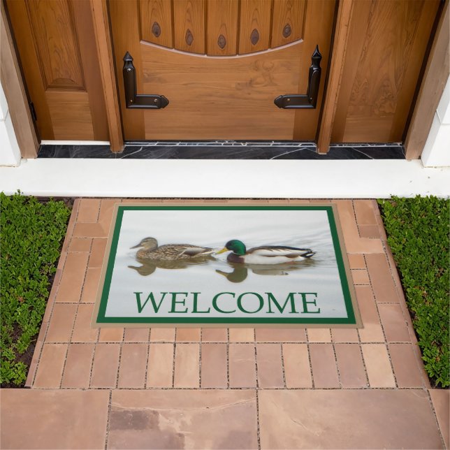 Mallard Ducks - Welcome Doormat (Outdoor)