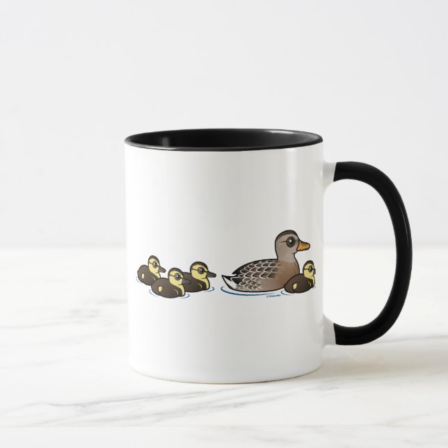 Mallard & four ducklings mug (Right)