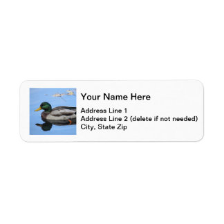 Mallard Return Address Label