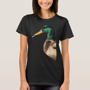 Mallard smoking cigarette meme funny mallard duck T-Shirt
