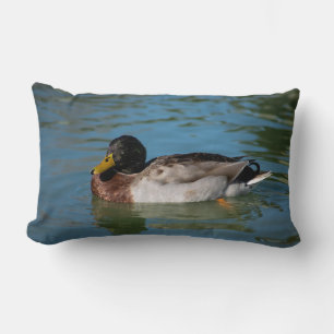 Mallard Swimming Lumbar Cushion