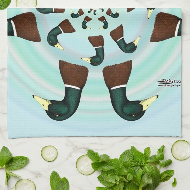 Mallards Galore! Tea Towel (Folded)