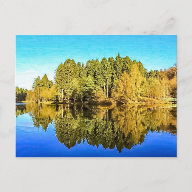 Mallards Pike Lake Postcard (Front)