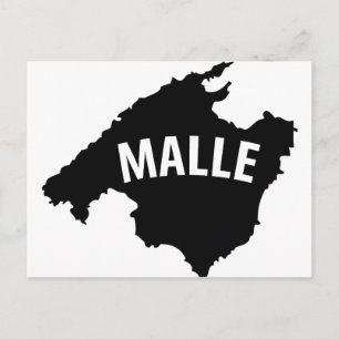 malle contour icon postcard