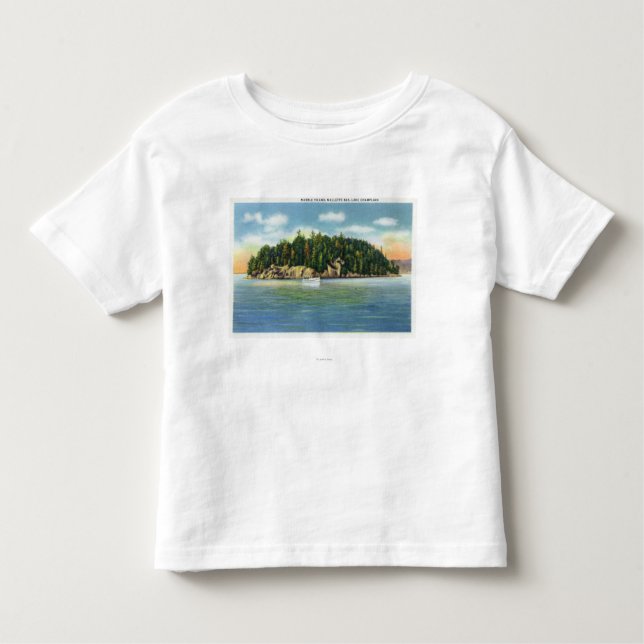 Malletts Bay View of Marble Island Toddler T-Shirt (Front)