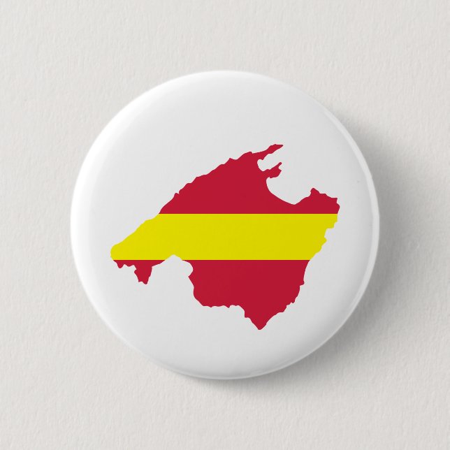 Mallorca 6 Cm Round Badge (Front)