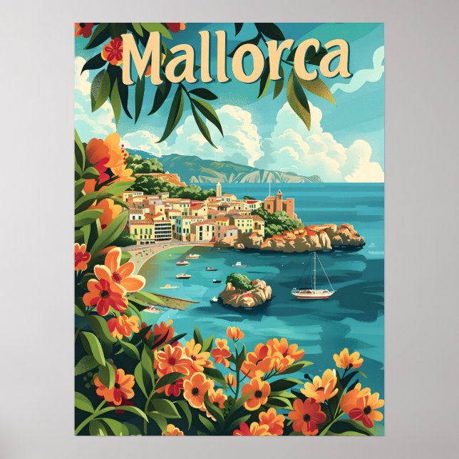 Mallorca Coast Poster (Front)