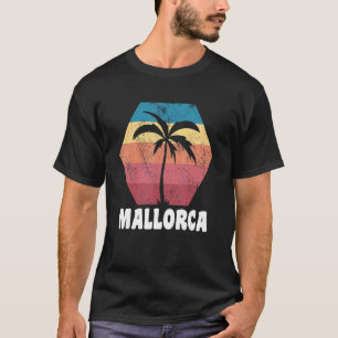 Mallorca Palm Retro 80s 90s T-Shirt