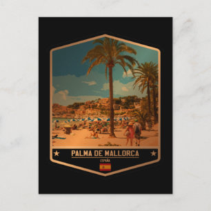 Mallorca palma postcard