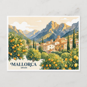 Mallorca Sóller Spain Postcard