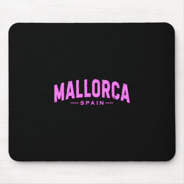 Mallorca Spain Balearic Islands Vacation Summer Be Mouse Pad (Front)